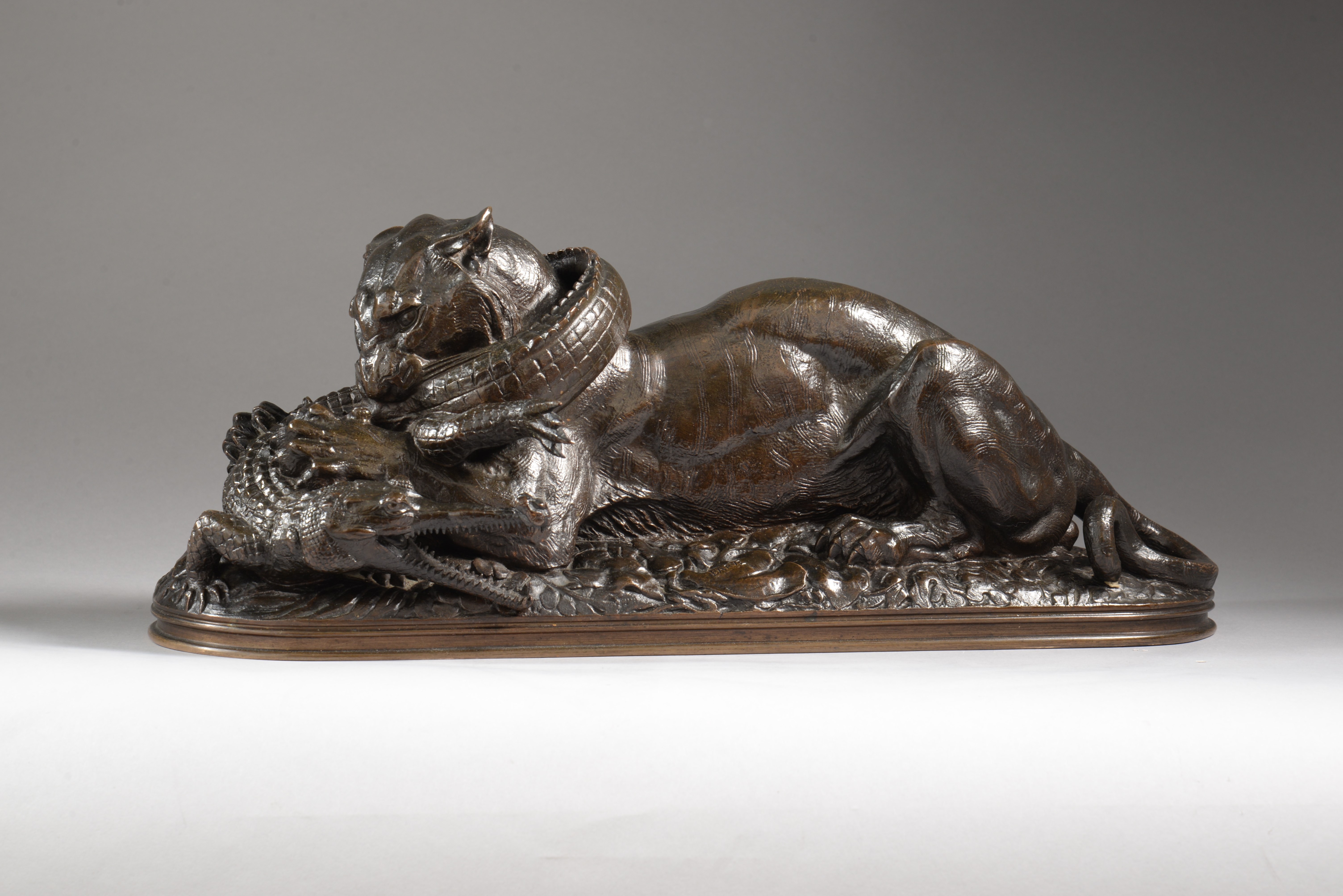 TIGRE AU GAVIAL N°1 (Circa 1845)